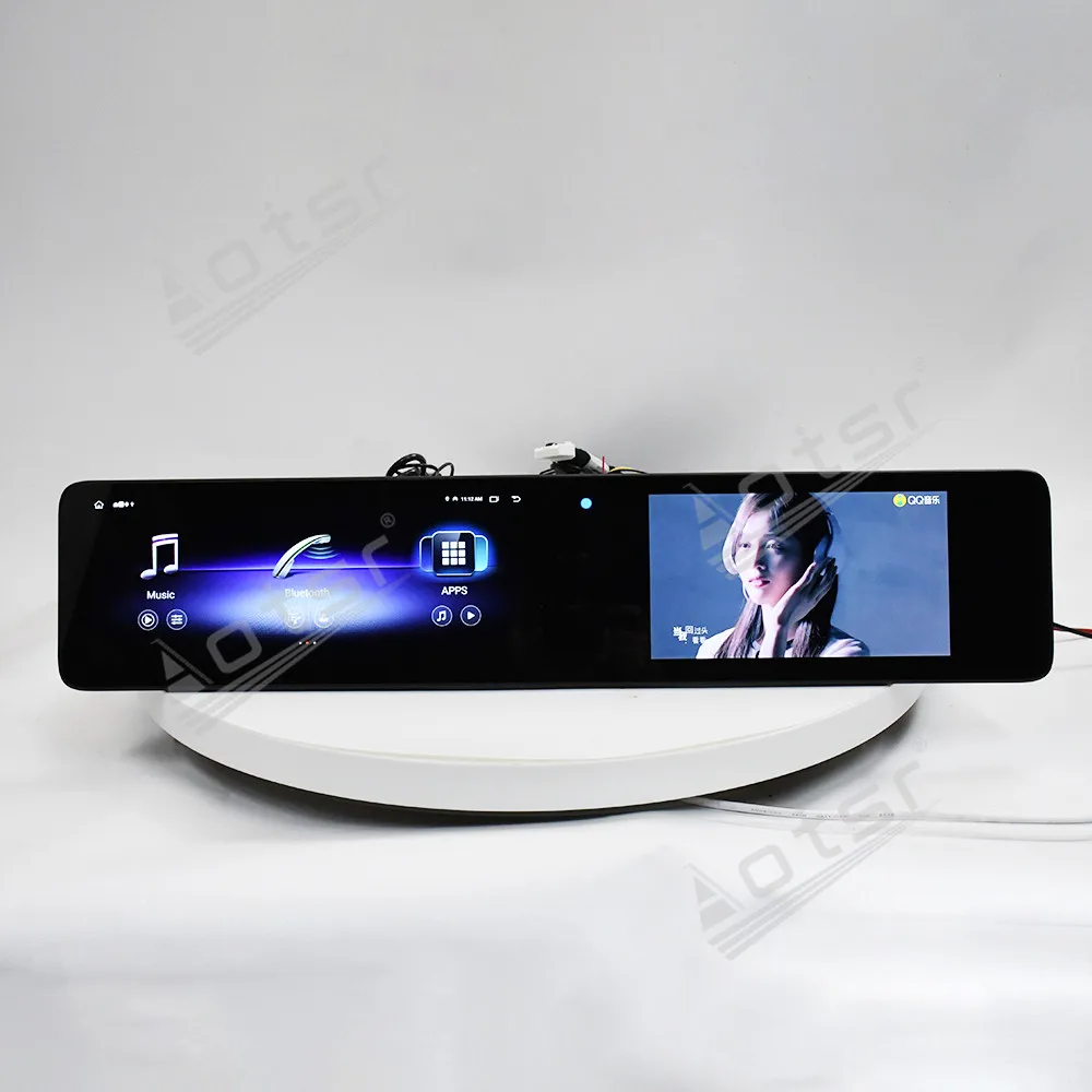 

Двойной 12,3-дюймовый автоматический carplay Android 13 для Mercedes-Benz GLK 2013-2015, автомобильный радиоприемник, мультимедийный плеер, GPS, стерео сенсорный головное устройство