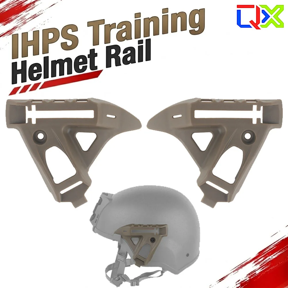 QX IHPS Training Helmet Side Rail Adapter Lightweight Easy Installation Dedicated Mount Kit Outdoor Gear Accessories