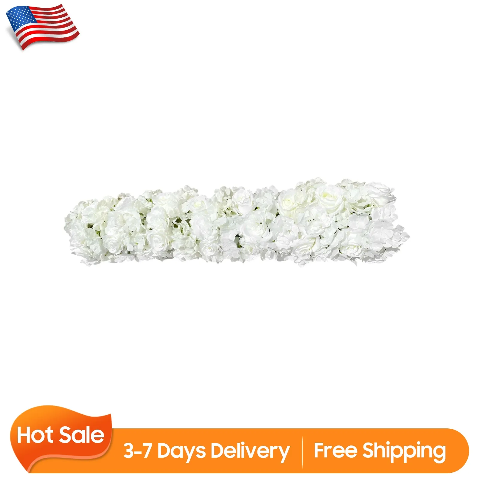 زهرة اصطناعية، صف زهور الحرير الاصطناعي، زهور صناعية لملابس المنزل وحفلات الزفاف والذكرى السنوية #1