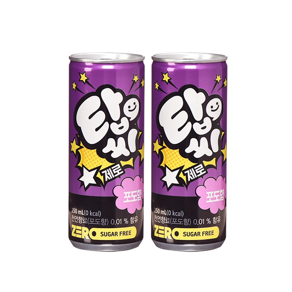 [ILHWA] TopC zero grape 250ml * 30cans fruit sparkling drink