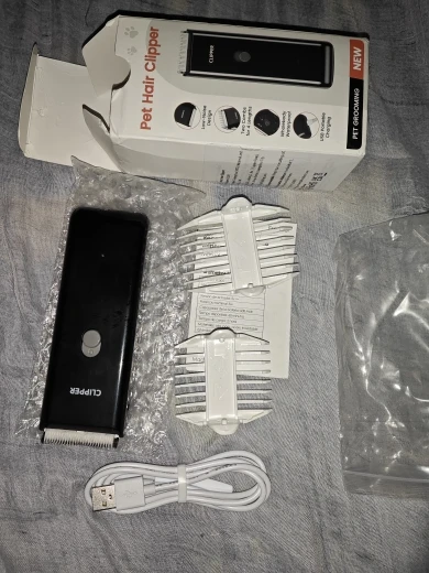 Customer review photo for Cordless Pet Grooming Clippers
