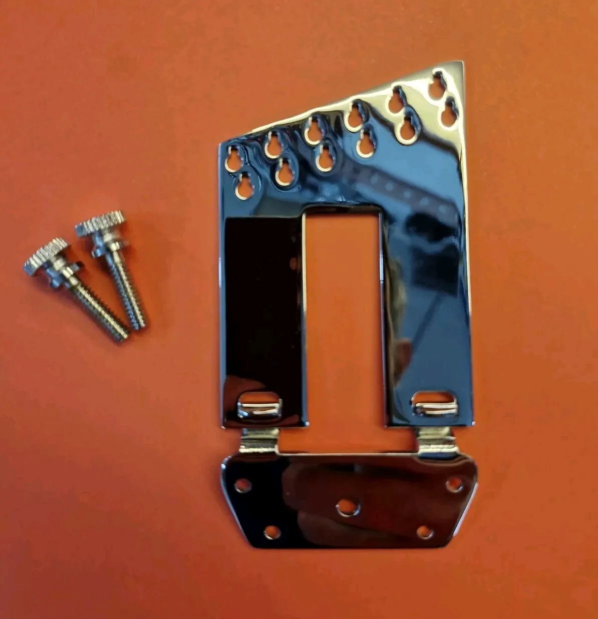 12-string trapeze tailpiece reinforced bracket for Rickenbacker (with/without 2 Strap bolts)