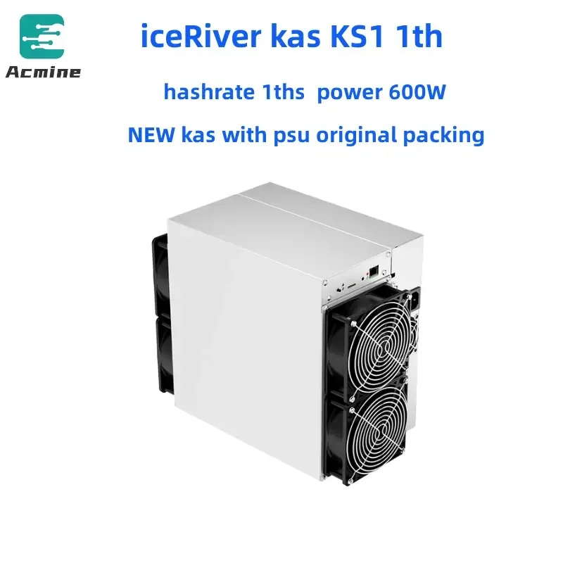 

ST AVAILABLE New iceriver kas ks1 1th 600w kas miner with psu