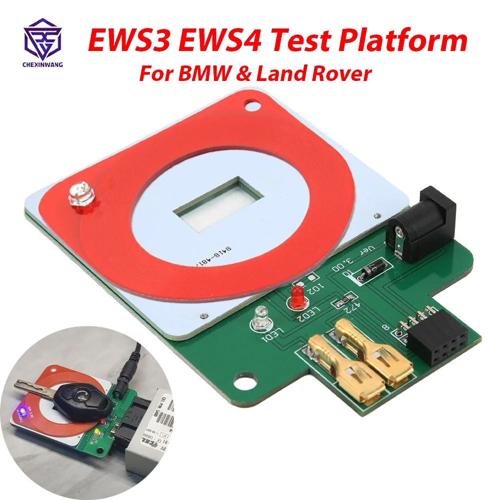 Ews3 Ews4 Testplatform Oplaadbaar Voor Bmw & Land Rover Ews Programmeur Voor Pcf7935 Eml Met Autosleutel Ecu Test Immobilisator Spoel