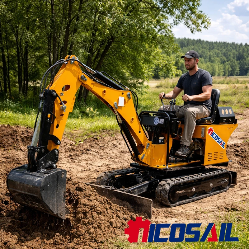 

Новый мини-экскаватор 0,8 тонны с двигателем Euro 5 на гусеничном ходу для стабильной работы в узких строительных условиях с депозитом