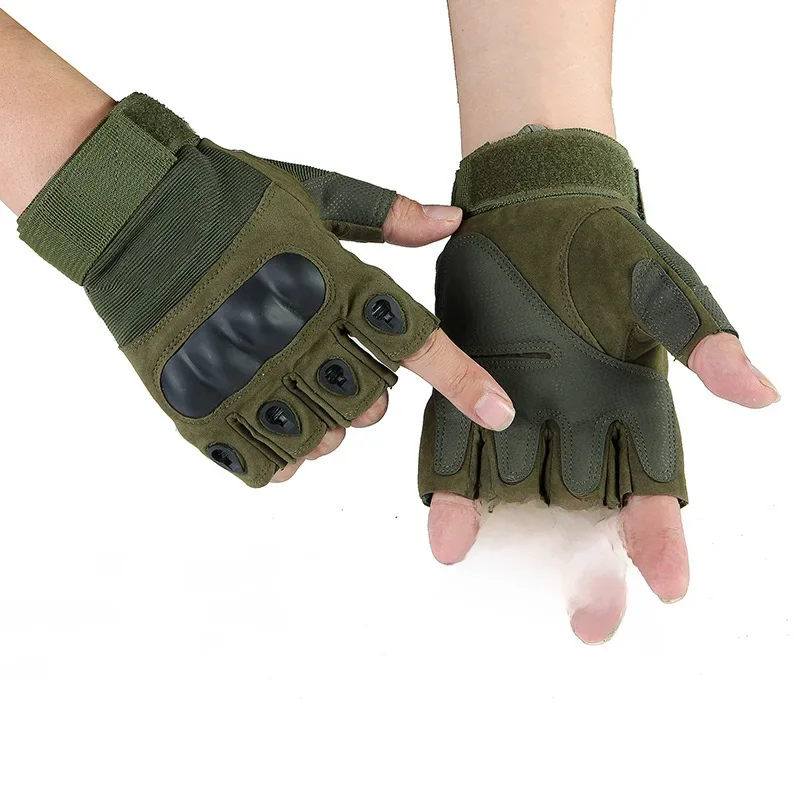 AliExpress Half Finger Men Gloves Outdoor Military Tactical Gloves Sports Shooting Hunting Airsoft Motorcycle