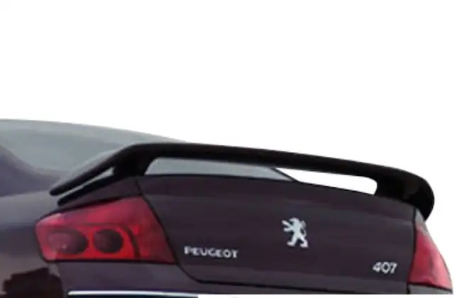 For Peugeot 407 Trunk Top Spoiler --Car Accessories Auto Tuning body Kit Front Lip Diffuser Side Skirts