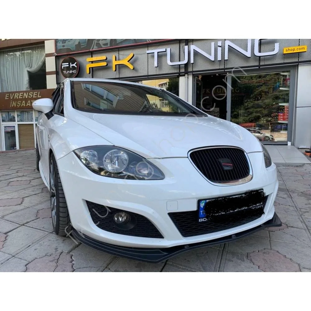 Seat Leon Mk2 Universal Front Bumper Attachment New Piano Black Lip Splitter Diffuser Body Kit Protecter Accessory Auto Car