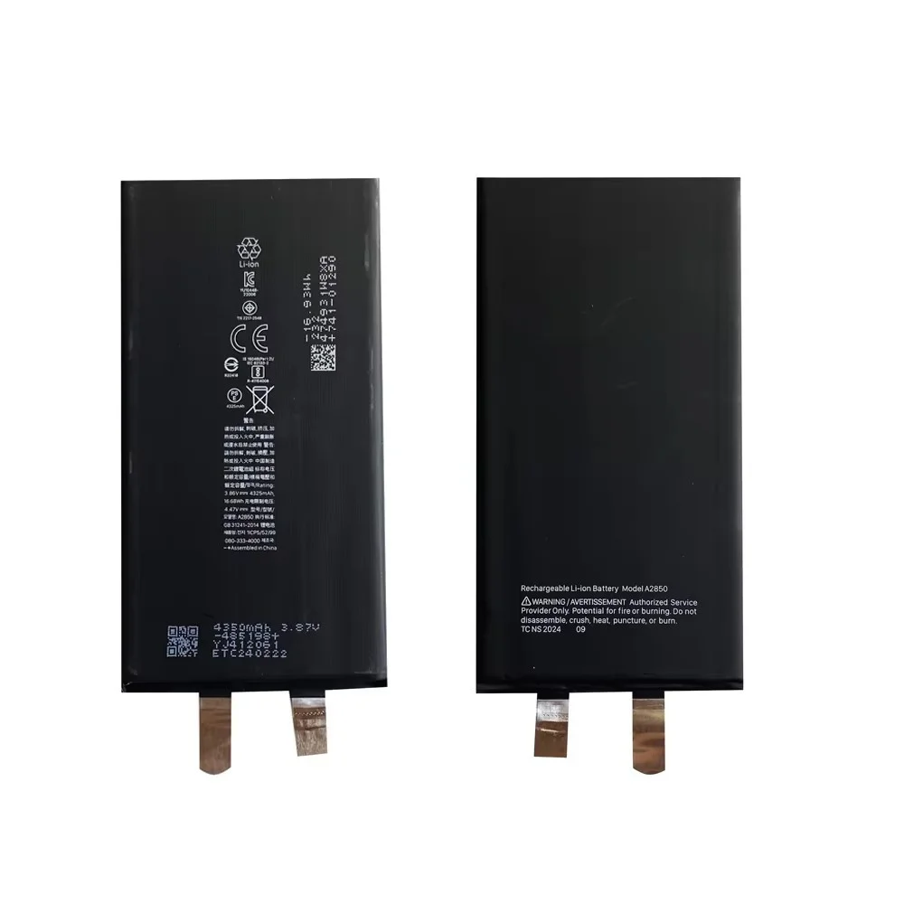 Battery Cell No Flex Cable for iPhone 15 14 13 12 11 XS Max Replacement Need Soldering BMS Non-Genuine Message Repair Parts