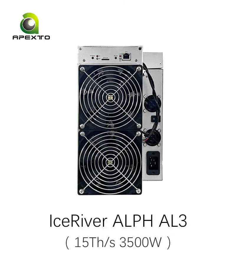 BEST OFFER IceRiver AL3 15TH/s 3500W (ALPH)