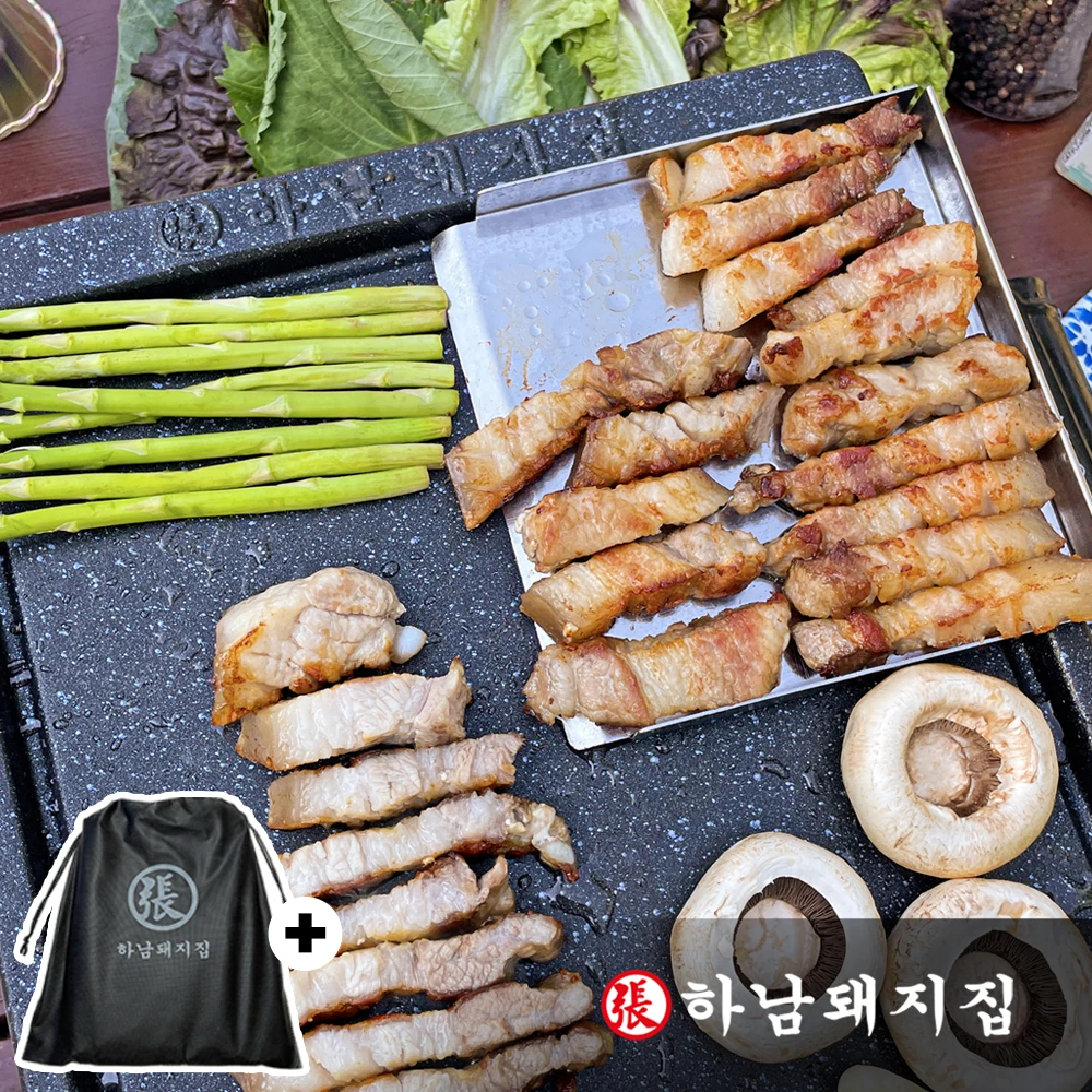 Hanam pig griddle grill pan size large cast iron Korean-style official goods 2025 version