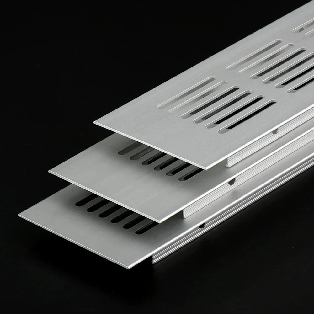 Grille d'aération rectangulaire en Aluminium blanc, couverture de Ventilation, Grille de Ventilation, évents, feuilles perforées, 60mm, 1 pièce