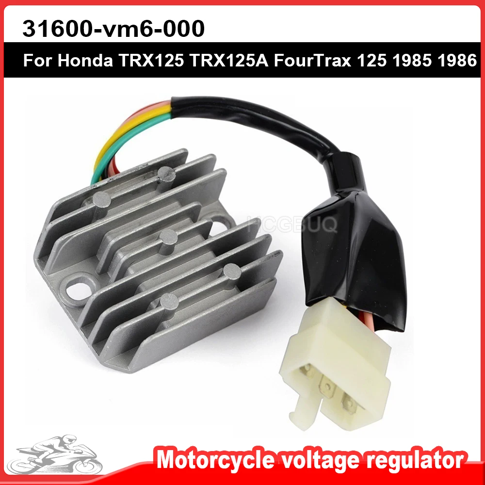 

Motorcycle Voltage Regulator Rectifier For Honda TRX125 TRX125A FourTrax 125 1985 1986 OEM ：31600-vm6-000