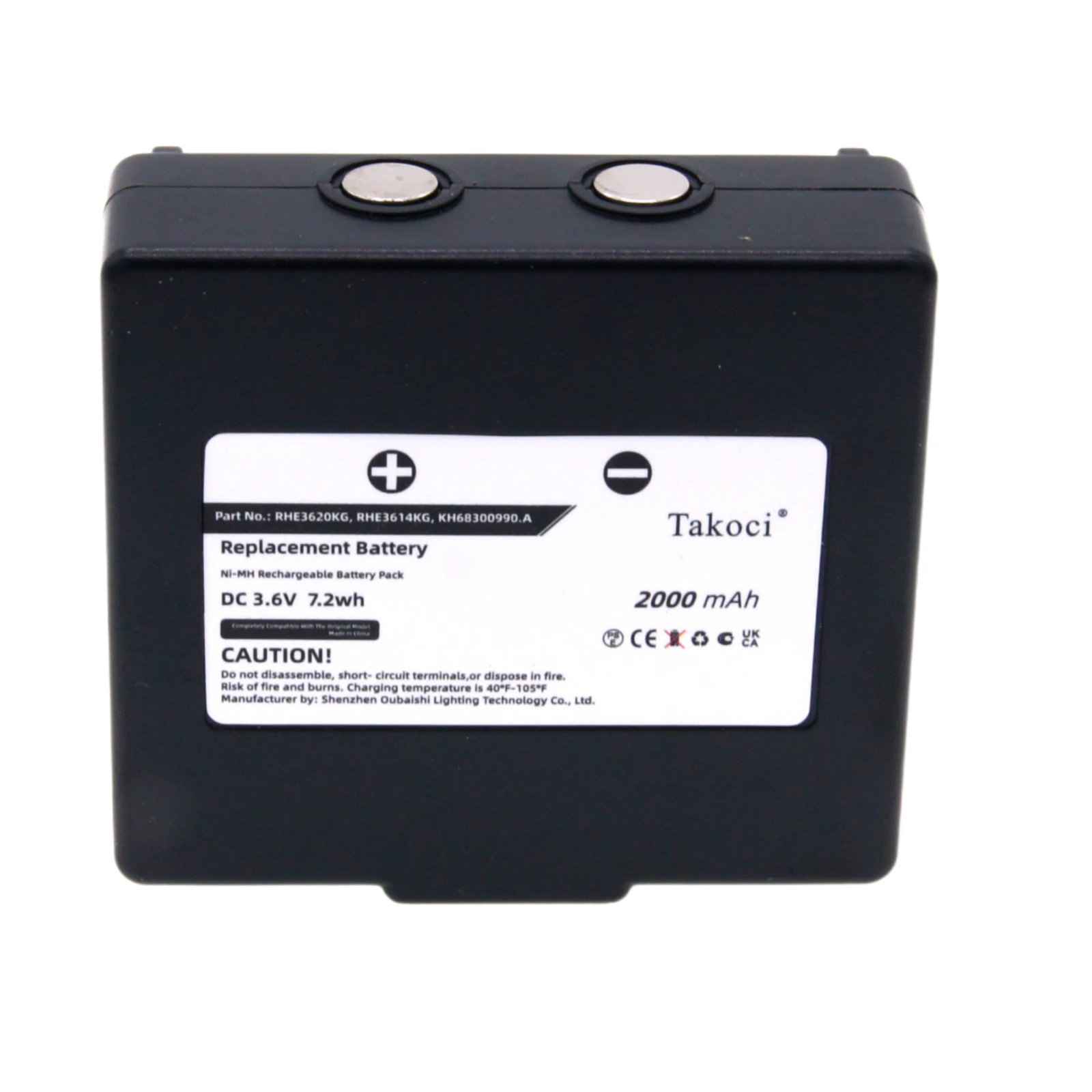 Replacement Battery for Abitron  Mini, Mini EX2-22 KH68300990.A 3.6V/Hetronic  Potain P-63418-95 Nova Mini CS 434 HET300 HT-01 M