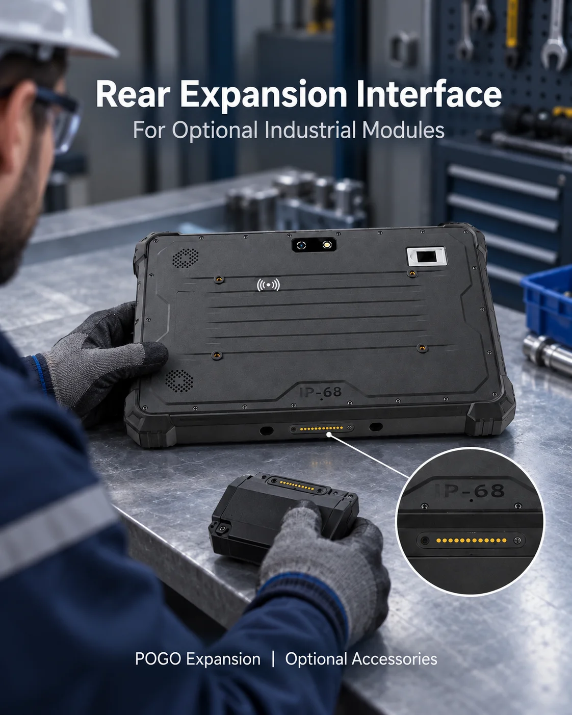 CENAVA A10ST 4G Rugged Android Tablet 10.1 Inch Waterproof IP68 10000mAh Battery NFC Rugged Industrial 16 Tablet RJ45 RS232
