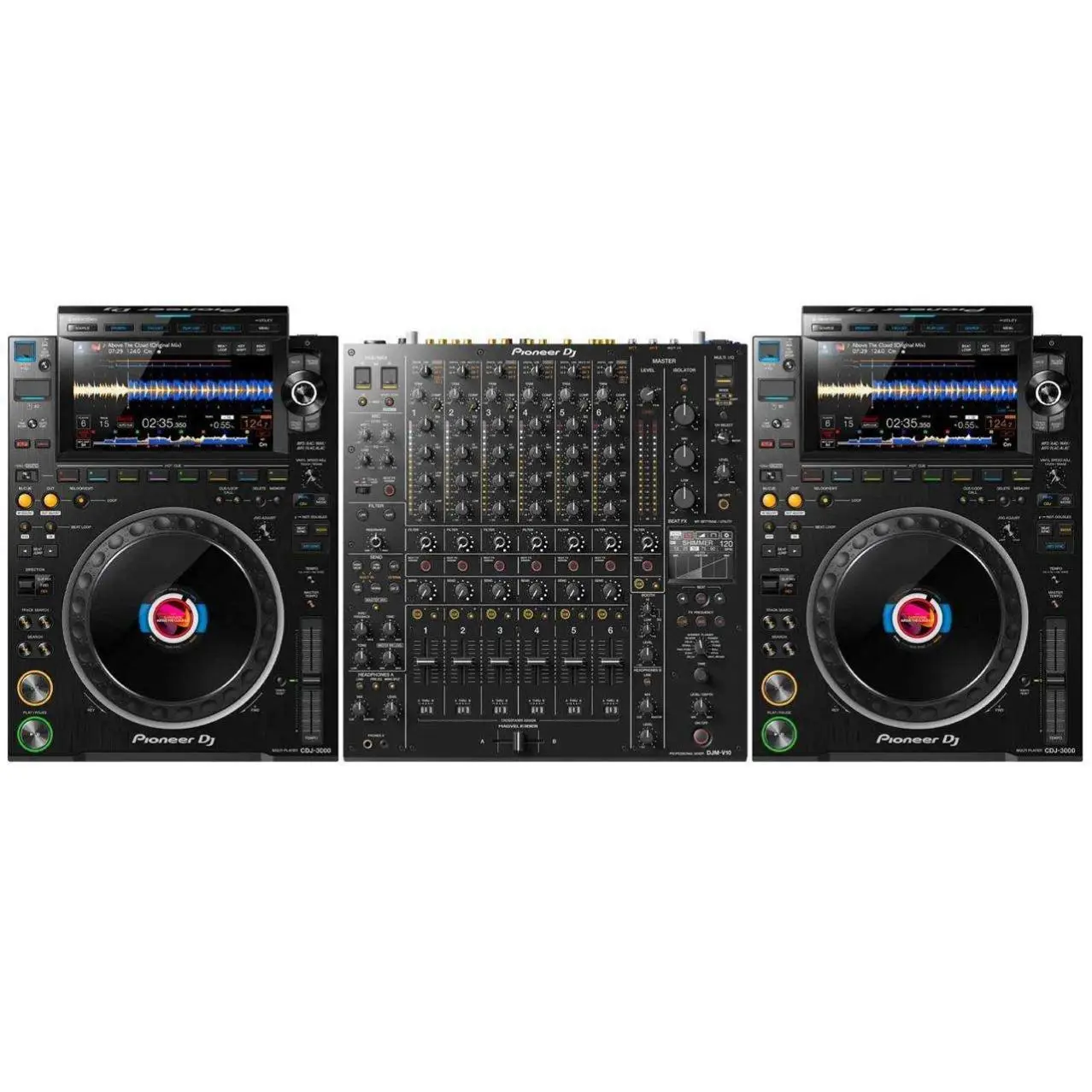 Best Selling Pioneer CDJ 3000 Professional DJ Equipment Pair with Sealed DJM900 Prepaid Digital Codes Special Category