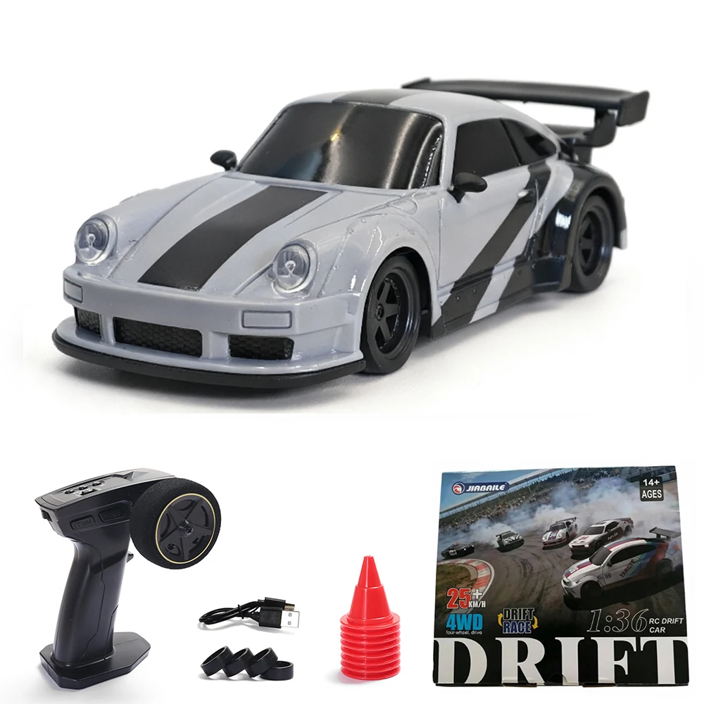 1/36 RCクローラーカー 4WD ミニラジコン オフロード車 ライトシステム