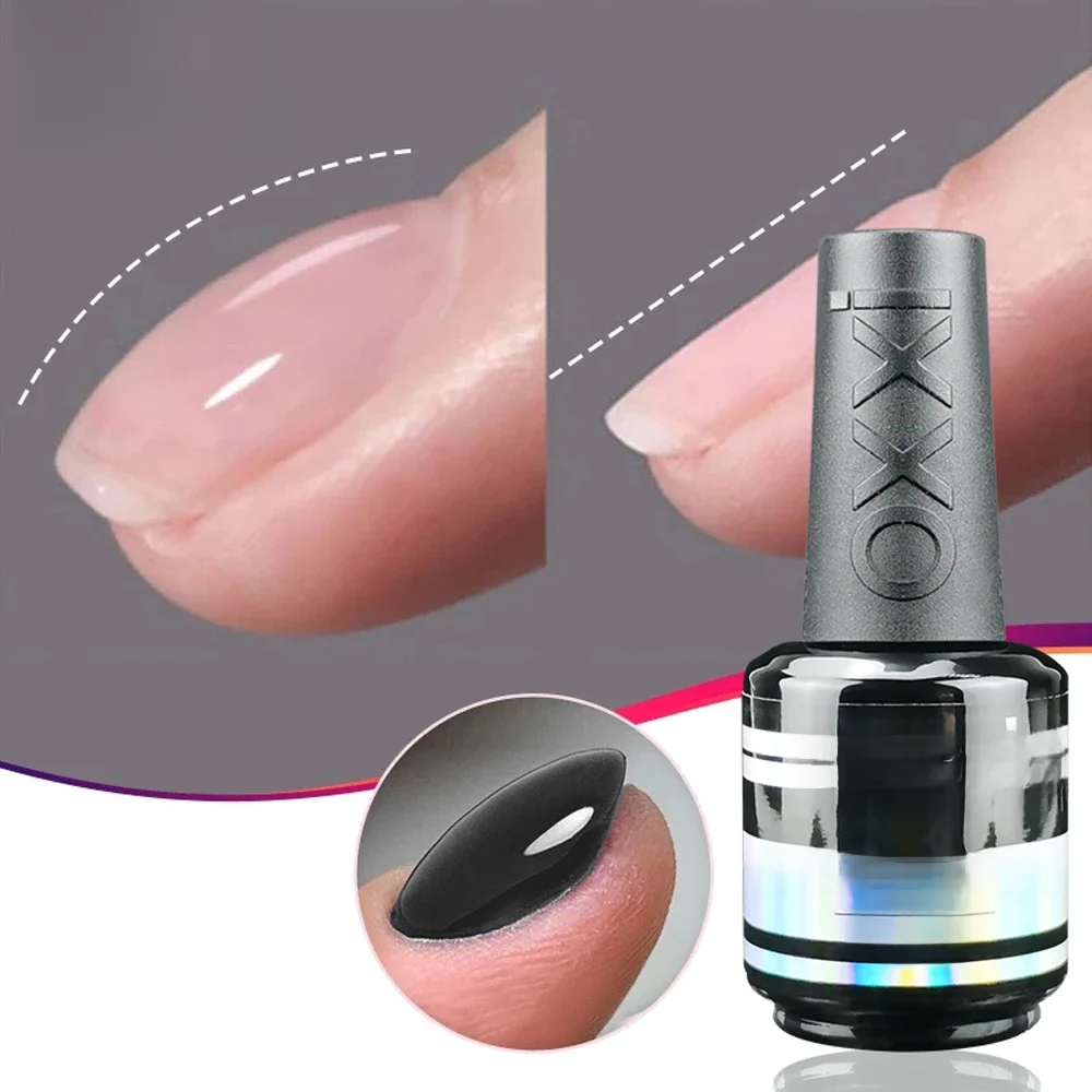 OXXI-Verhéritage Gel Auto-Nivelant Professionnel, Gel UV Multifonction, Renforcement Semi-Permanent, N64.Art, 15ml