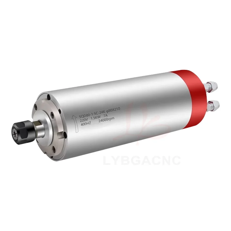 Ly novo motor de eixo refrigerado a água de alta velocidade para trabalhar madeira pedra plástico metal escultura máquina uso opcional 800w 1.5kw 2.2kw