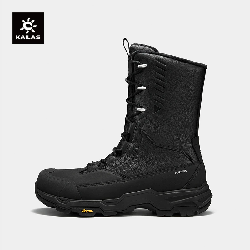 

KAILAS New Arrivals N66 FLT High Cut Men's Waterproof insulated And Ice Grip Anti-Slip Hiking Shoes KS2442149