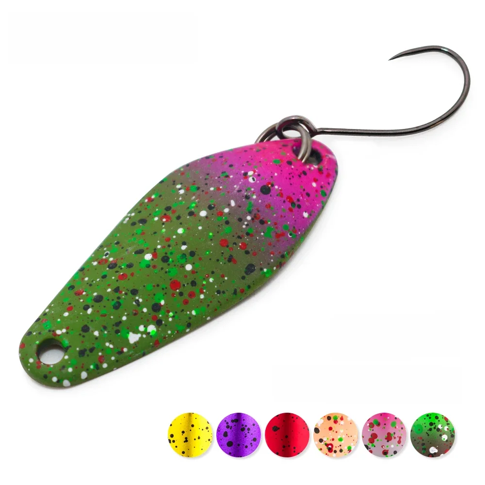Caution Drprogressif UL-Appât Éldur en métal pour la pêche en eau douce, leurre pour attraper des poissons tels que les truites et les bars, spinner, 2,5/3,5/4,5g