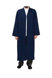 Robe de prière à col boukhara pour hommes, manches longues, Aman Abaya Jubba, caftan musulman, stérilie saoudite, vêtements islamiques, cadeau