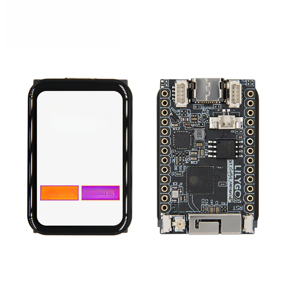 LILYGO® T-Display-S3 ESP32-S3 AMOLED 1,64-calowy wyświetlacz dotykowy ICNA3311 Flash-16MB PSRAM-8MB moduł bezprzewodowy WIFI Bluetooth — zdjęcie 2