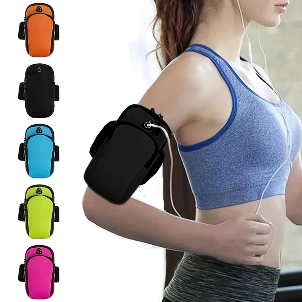 Sports Running Arm Bag, Cycling and Mountaineering Arm Bag for Phone, Keys, and Change, Fitness Wrist Bag