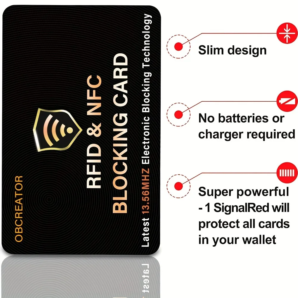 10/5pcs RFID Blocking Card Protector, Anti-Theft Contactless NFC Blocker for Bank Debit/Credit Cards, Wallet Protection