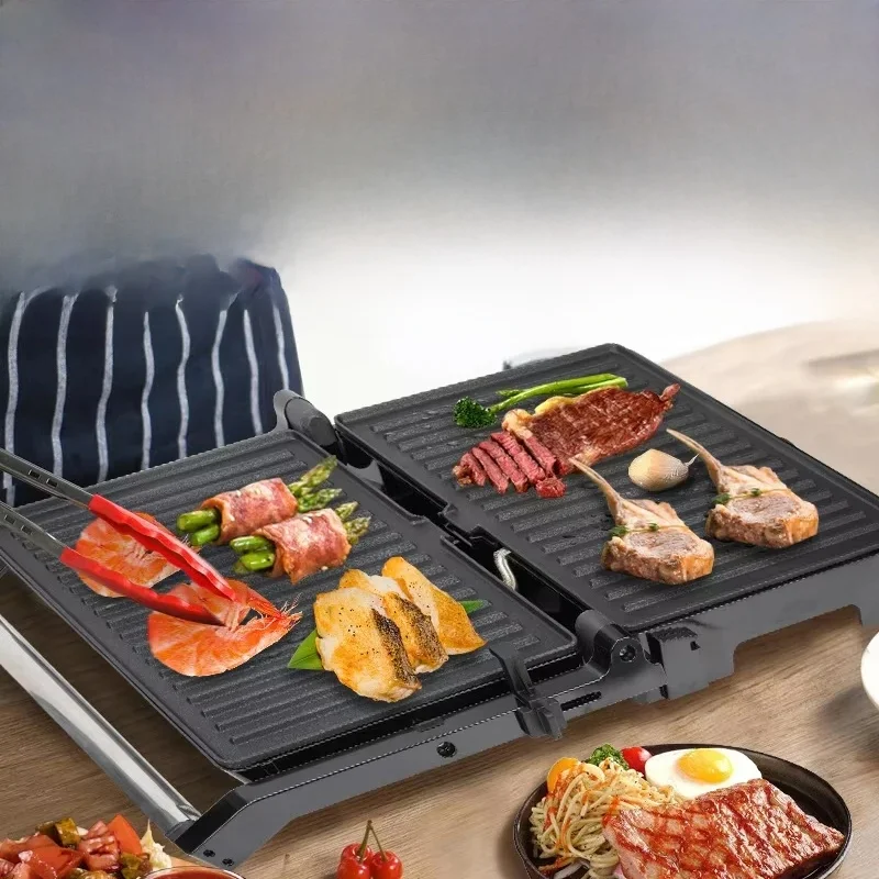 PBOBP 2800W Electric Steak Grill Machine Grill Electrical Panini Press Grill Maker Meat Grills On Electricity for Kitchen