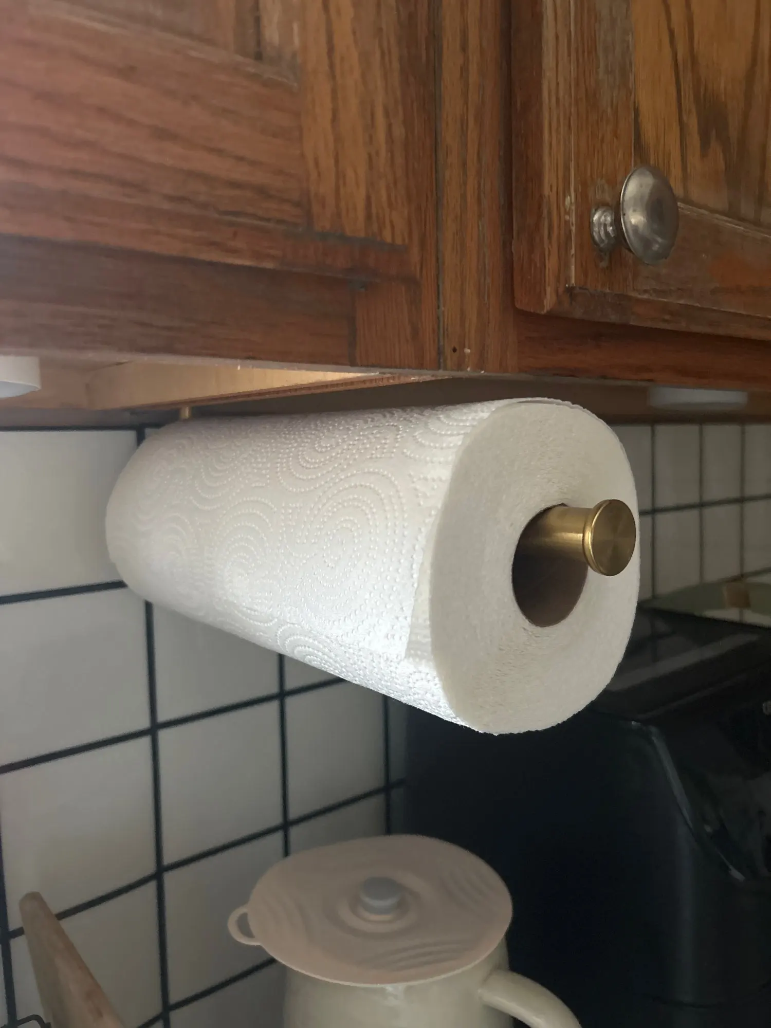 Kitchen Paper Towel Holder Adhesive Tissue Hanger Toilet Roll Paper Dispenser Cabinet Storage Napkin Rack Bathroom Accessories photo review