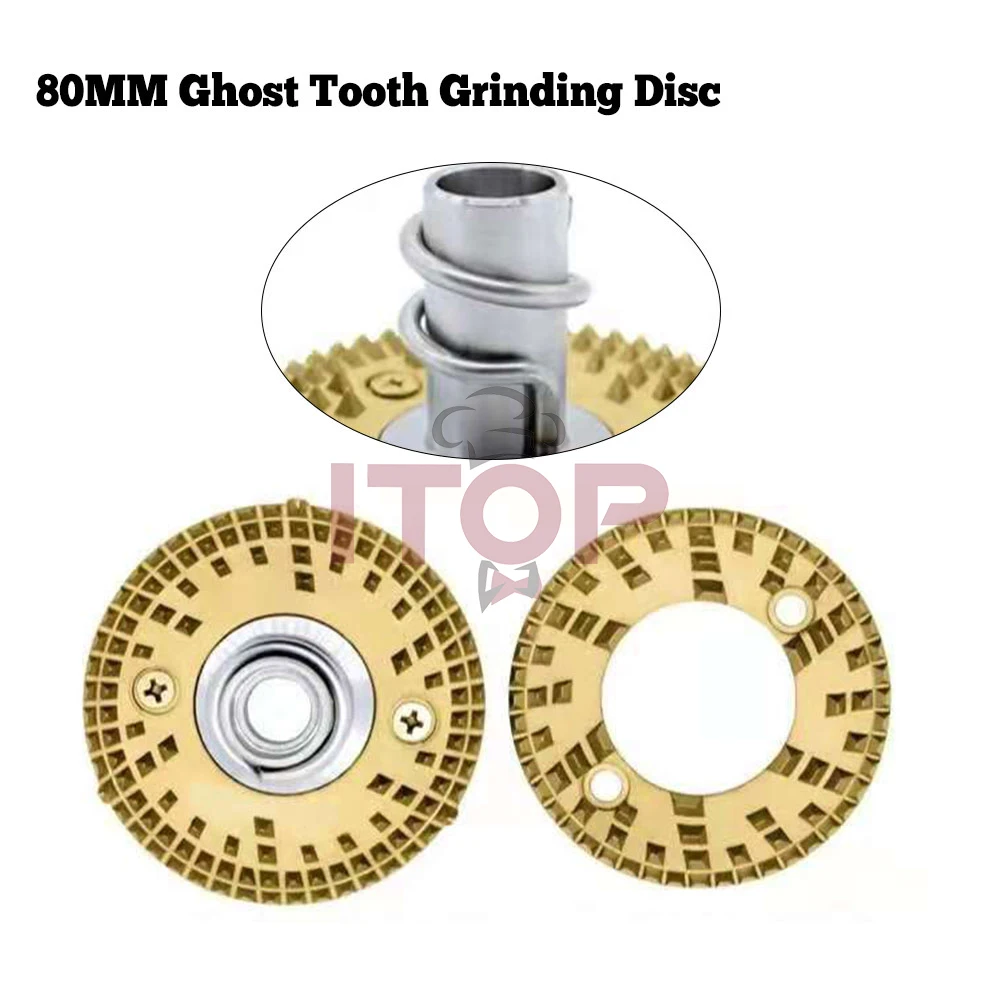 ITOP Hand Brewed Coffee Grinder 80MM Ghost Tooth Burr Slow Grind Coffee Grinder Adjust Speed Titanium Burr Quantitative Mill