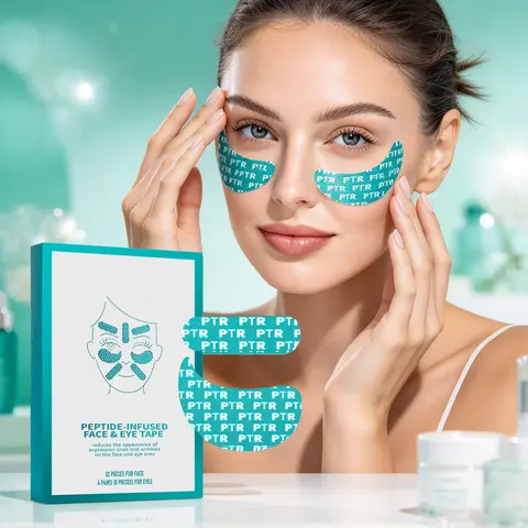 Facial & Eyes Care Patch Gentle Formula Moisturizing Lightweight Breathable No-rinse Design Firming Lifting Soothing Redness Face Mask For Daily Maintain