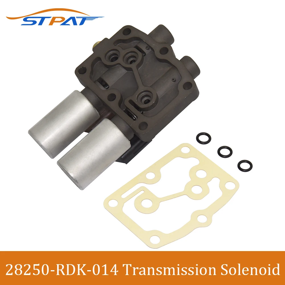 

STPAT For Honda For ACURA MDX 2003-09 RDX 2007-09 RL TL 07-08 Transmission Dual Linear Solenoid 28250-RDK-014 28250RDK004