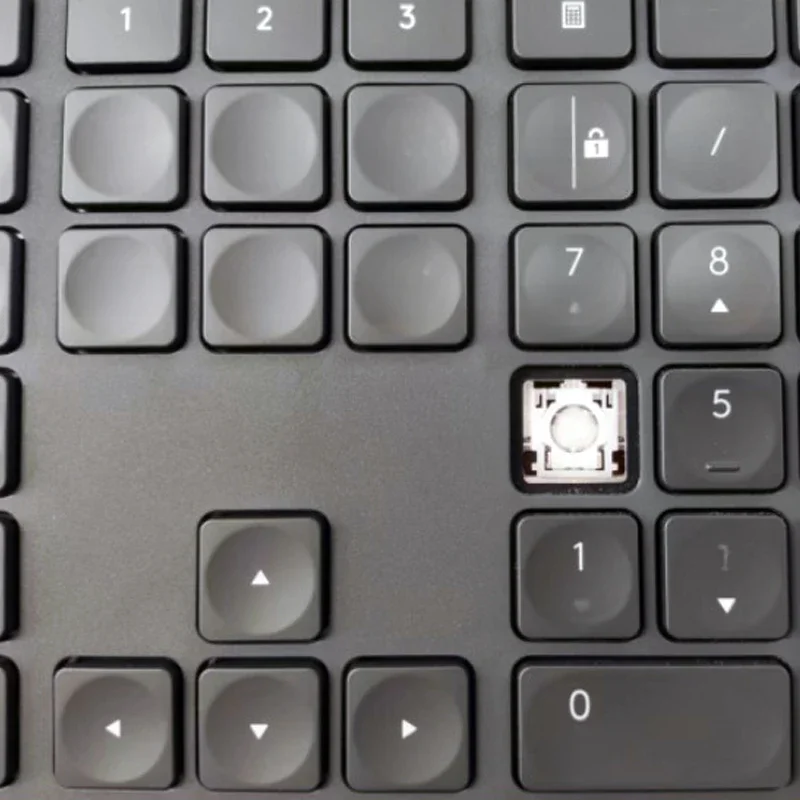 Klawiatura Laptopowa Do Logitech Craft MX Keys S Nakładka na Klawisz i Zawias Zamienny Czarno-Szary — zdjęcie produktu 6