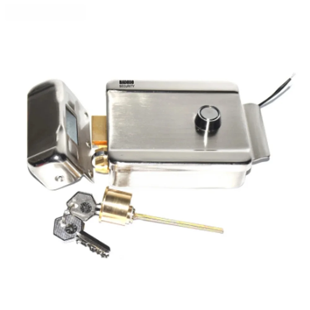 Electrical Door Lock Right-handed Opening Door Lock Door Security System Doorbell Intercom Locker Access Control Electric Lock