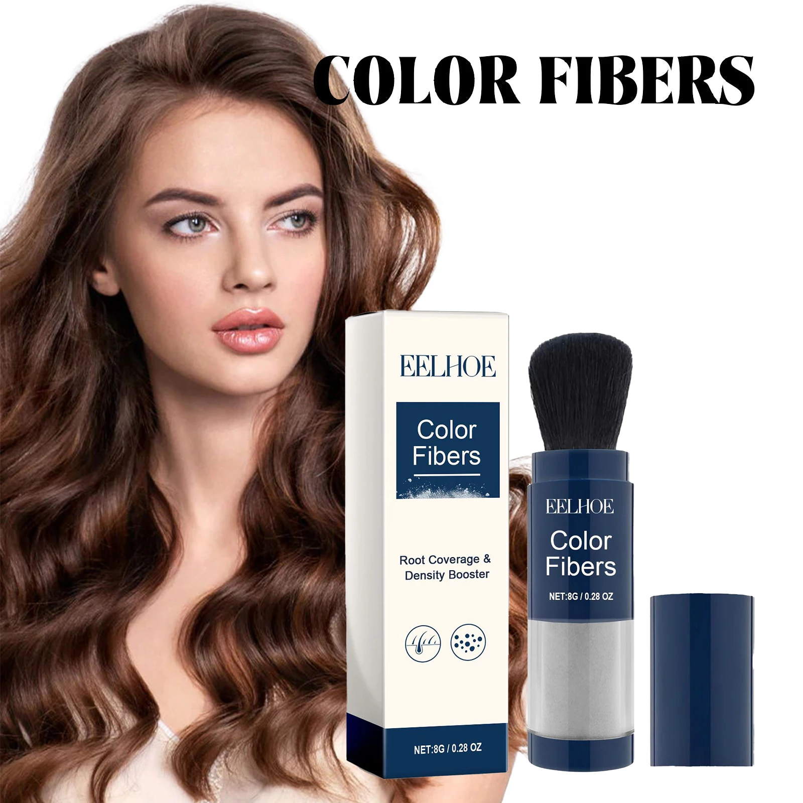 Capelli densi fibra in polvere capelli soffici colore complementare riempimento cucitura dei capelli attaccatura dei capelli rinfrescante controllo dell'olio ombra in polvere