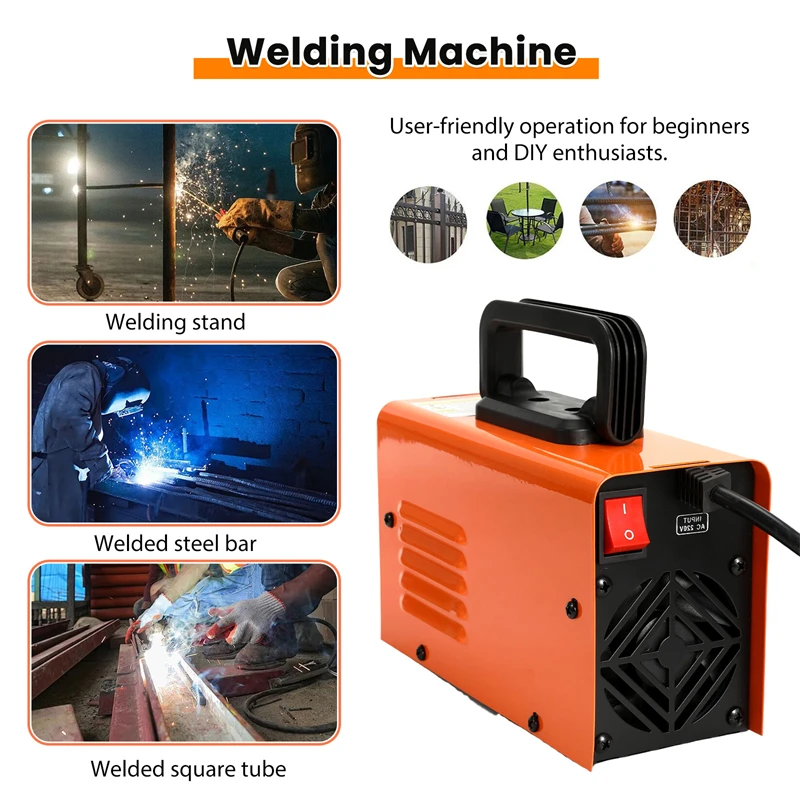 4000W MMA-250 Portable Welding Machine Inverter Arc Electric Welder present Adjustable Compact Welding Machine EU Plug