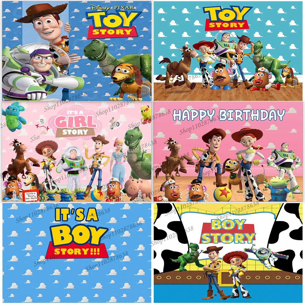 Toy Story Jessie Party Backdrop Ideas For Kids Girls Birthday Background Photography Decorations Photo Studio Photocall Banner