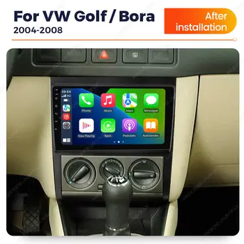 MEKEDE auto multimediální inteligentní dotyková obrazovka pro Volkswagen VW Polo MK4 6Q 9N 9N3 2004-2009 carplay autorádio hlavní jednotka WIFI 8 nejlepší prodej Rádio VW Polo 9N 9N3 - №2