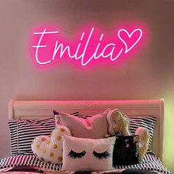 Benutzerdefiniertes Neonschild, personalisiertes LED-Neonlicht für DIY, Hochzeit, Schlafzimmer, Geschäftsname, Design, japanischer Anime-Text