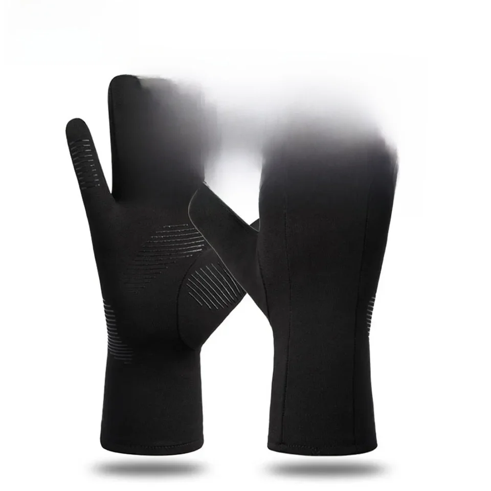 AliExpress nofoxo NOFOXO 1Pair Winter Thermal Bike Gloves Touch Screen Water Resistant Windproof Cycling Driving Hiking Skiing Running Men Women