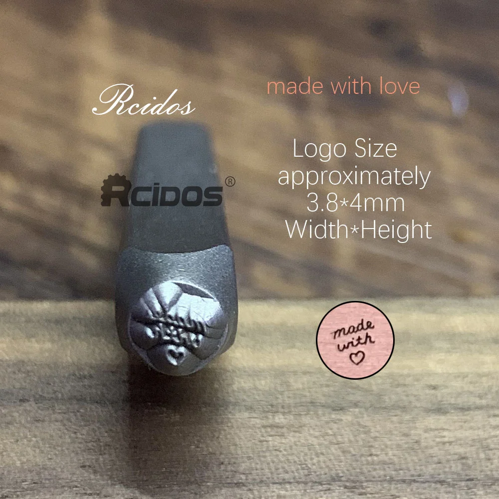 RCIDOS Arrow/  hand with love Metal Jewelry Design impress Stamps,DIY Bracelet/jewelry symbols steel stamp letters