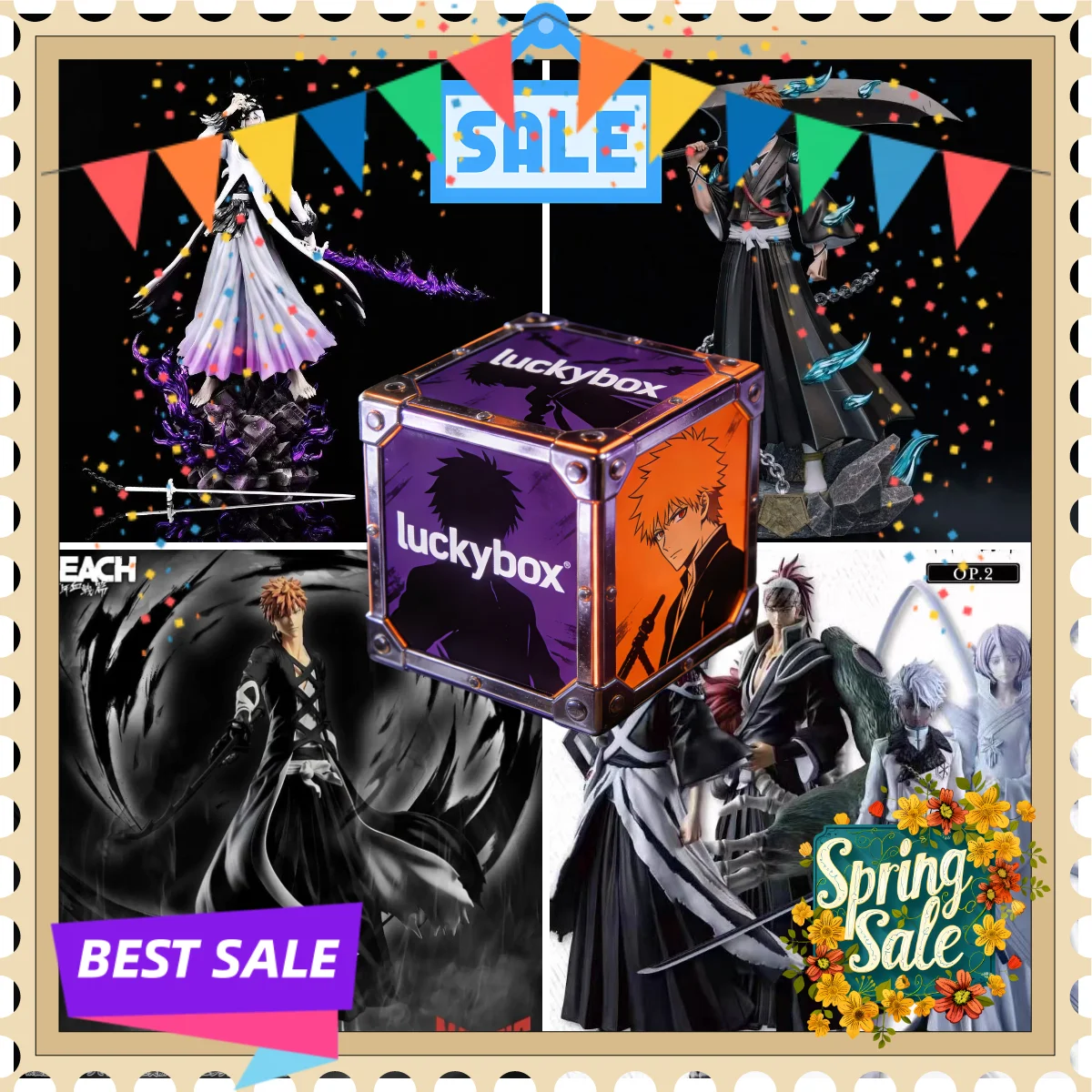 

BLEACH Character Collectible Figure Anime Toy Gift with Popular Soul Reaper Characters