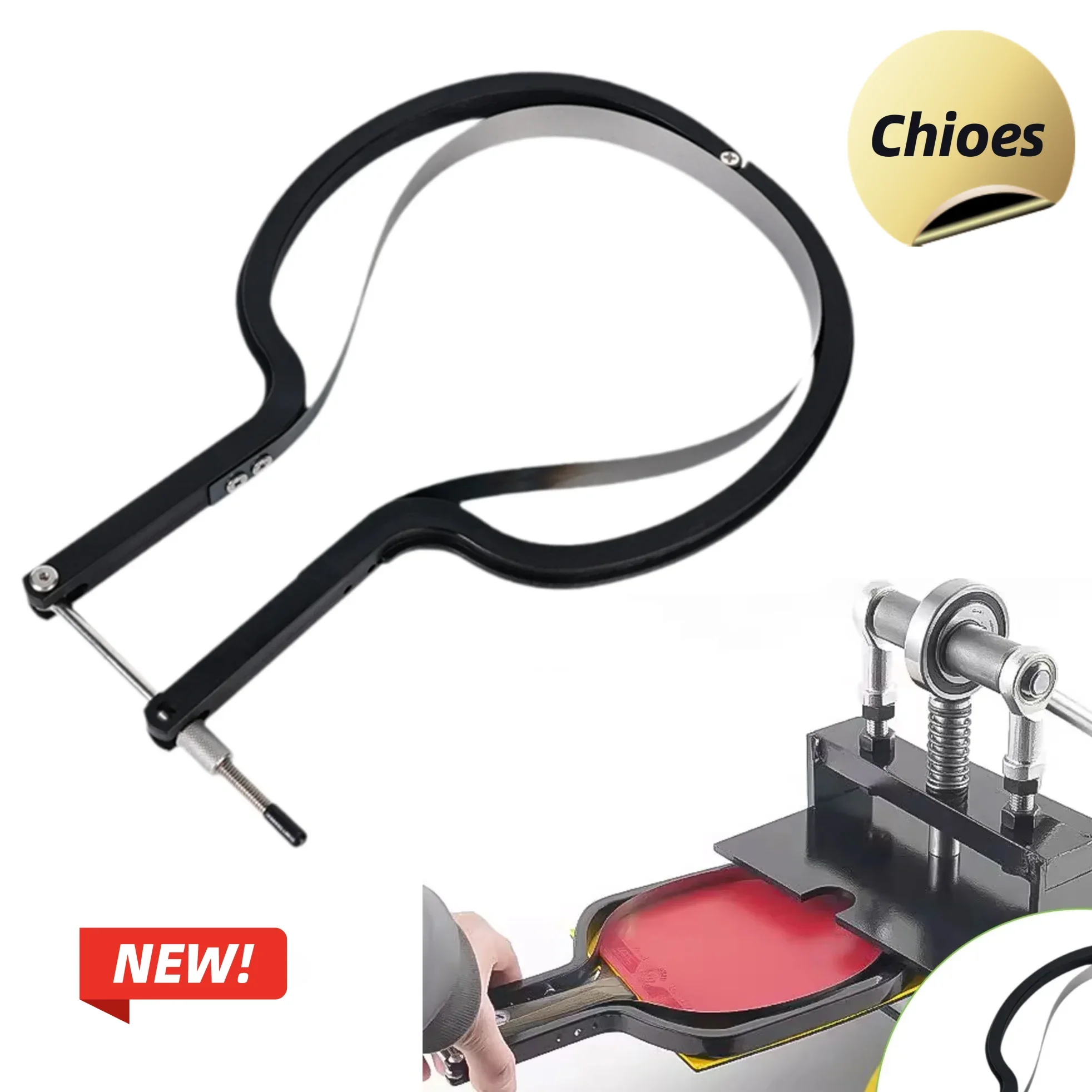 

Table Tennis Cutter Kit Bow Design Ping Pong Bat Edge Replacement Tool ARC Bow Design Racket Blade Holder Rackets Cutter