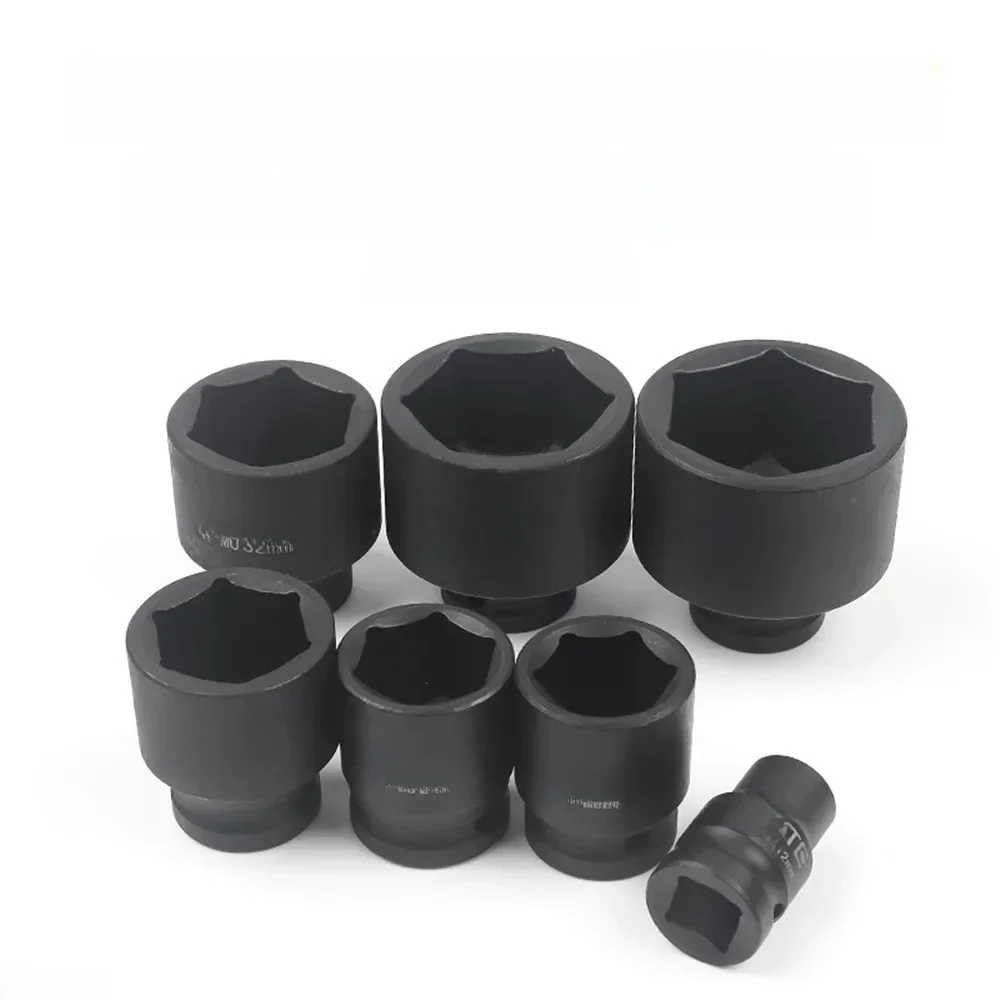 1/2 "sterownik Cr-v stop wysokiej jakości 6-punktowe pogrubienie gniazda sześciokątny krótki klucz udarowy głowica nasadowa przemysłowe narzędzia pneumatyczne — zdjęcie 2
