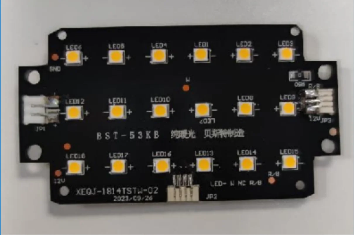 Visão noturna infravermelha para segurança CCTV, caso de câmera impermeável bala, matriz LED, PCB Board Tamanho 90, IR 20-50m, 42mil, 850nm, 18PCs