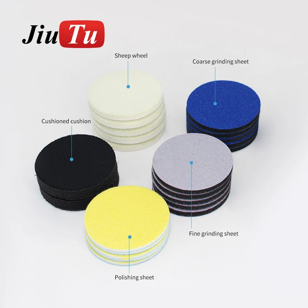 Dry Grinding 3 Inches 75MM Abrasive Paper Flocking Sandpaper Pad Sanding Disc Electric Grinder Accessories