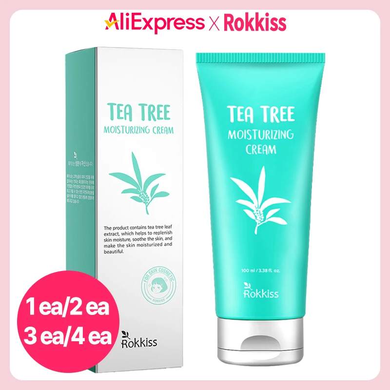 Rokkiss Tea Tree Moisturizing Cream, 100ml