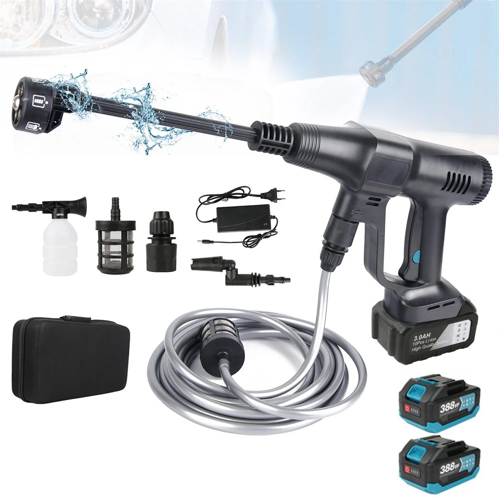 Pistola ad acqua per lavaggio auto ad alta pressione senza spazzole pistola per irrigazione per la